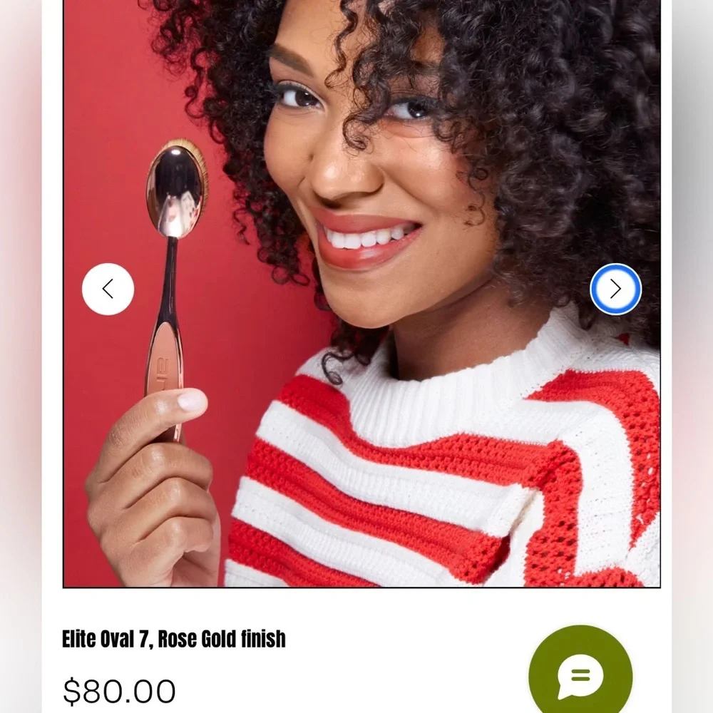 Artis Elite Oval 7 Makeup Brush - Rose Gold Edition
